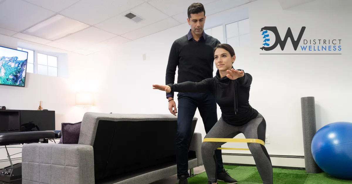 Dr. Hamidi consulting with a patient