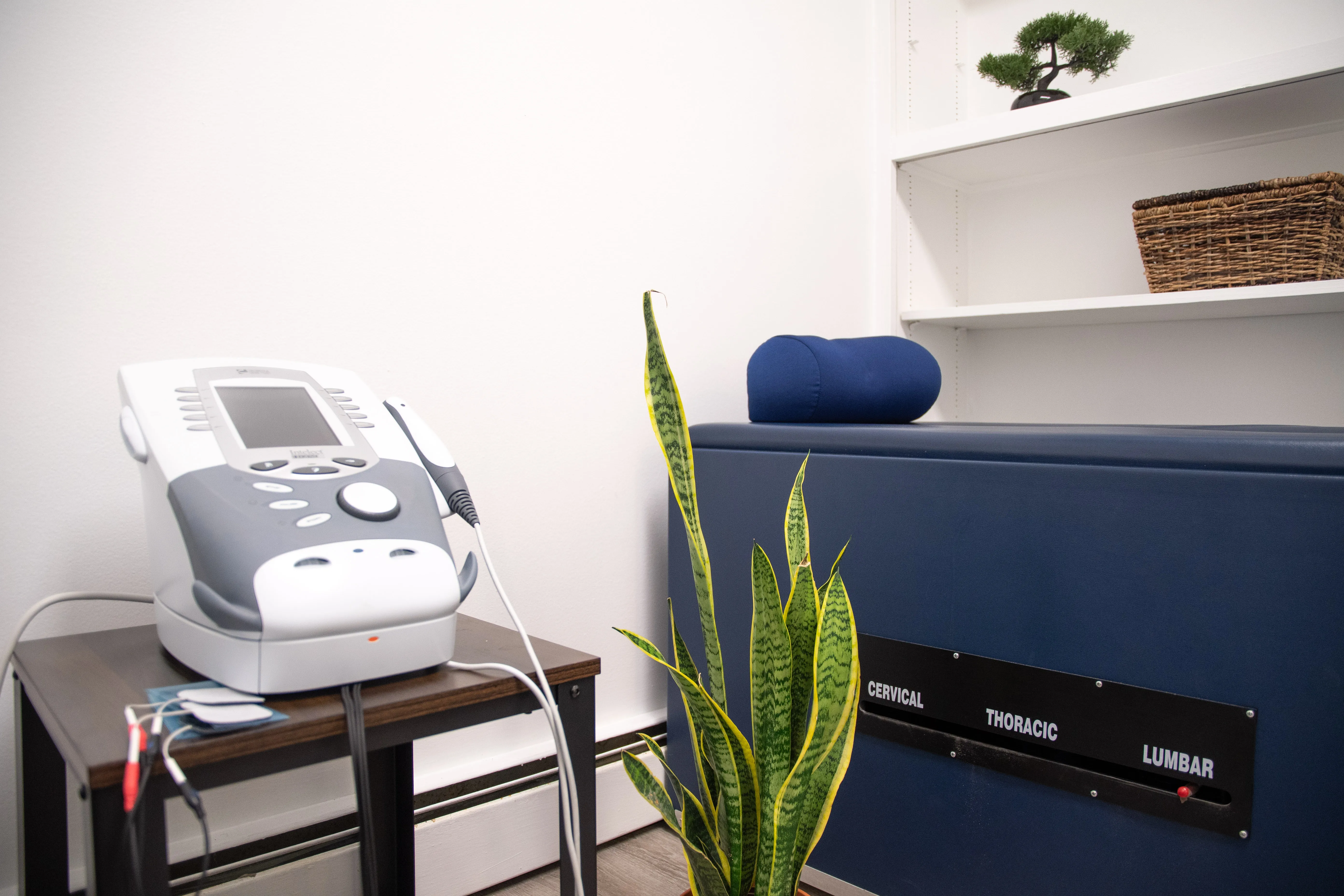Modern therapy equipment in treatment room